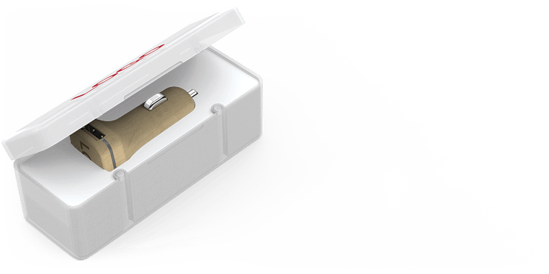 Woodie - Car Charger Promotional Item Woodie - Car Charger Promotional Item